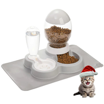 YOUEON Automatic Cat Feeder and Water Dispenser