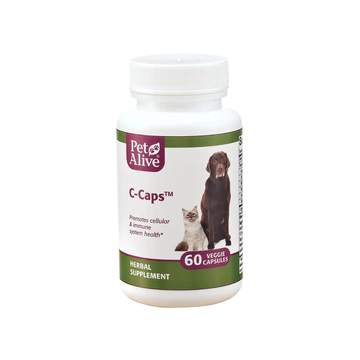 PetAlive C-Caps - All Natural Herbal Supplement Promotes Cellular for Cats