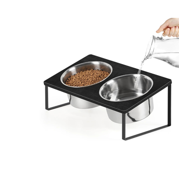 Elevated Dog Bowls Bamboo Dog Bowls Feeder