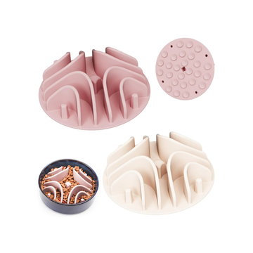 Nopisen 2 Pcs Slow Feeder Pet Bowls Insert for Dogs