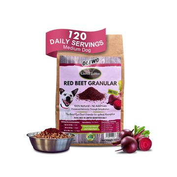 Olewo Red Beets for Dogs Granular