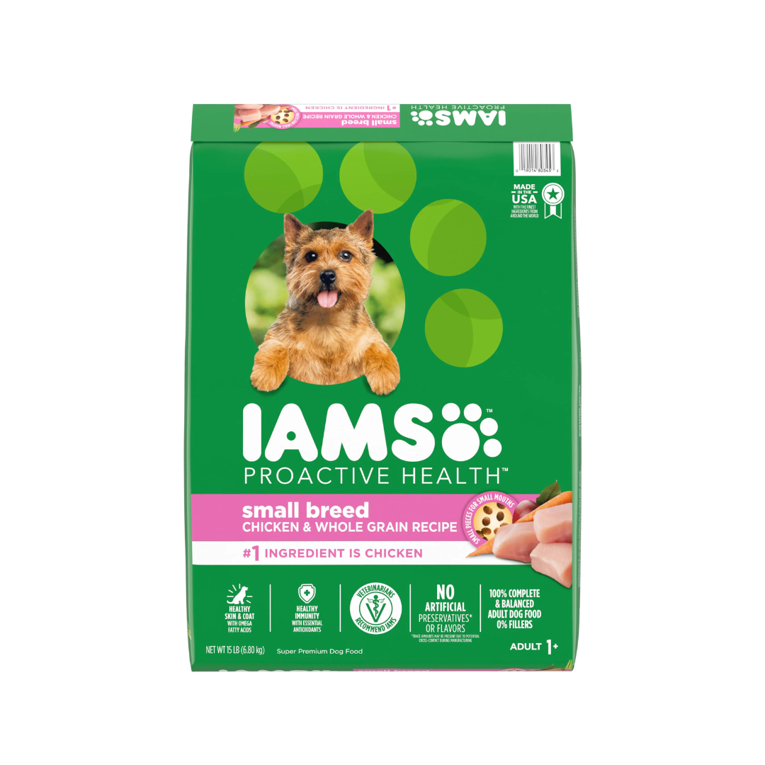 IAMS Small & Toy Breed Adult Dry Dog Food for Small Dogs