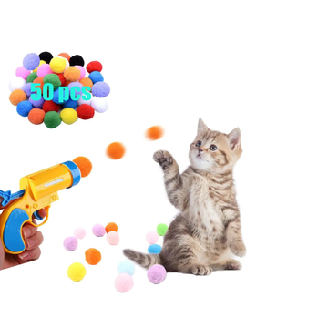 50Pcs Cat Ball Toy