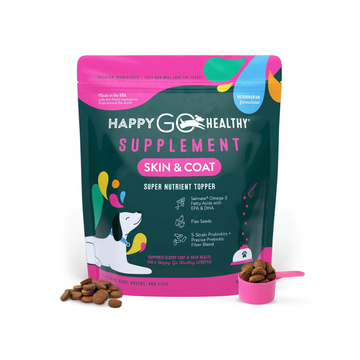 Happy Go Healthy Skin & Coat Supplements for Dogs