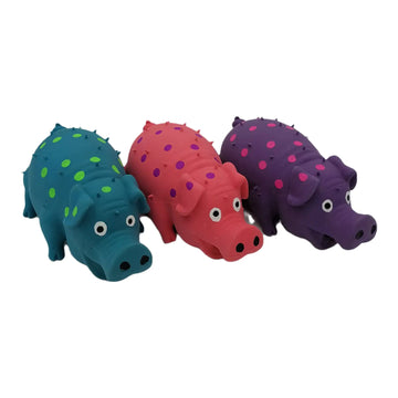 Hoiasem 3 Pack Latex Pig Dog Toys