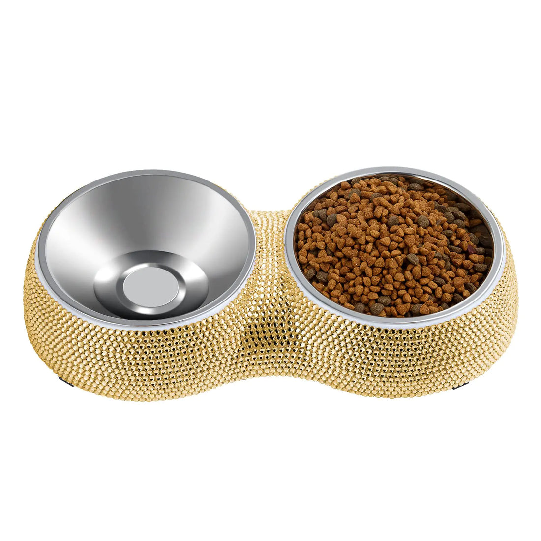 Dog Bowls Double Dog Water and Food Bowls Stainless Steel Bowls
