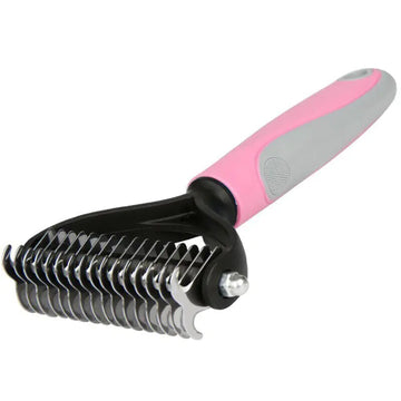 Double-Sided Grooming Brush for Dogs and Cats