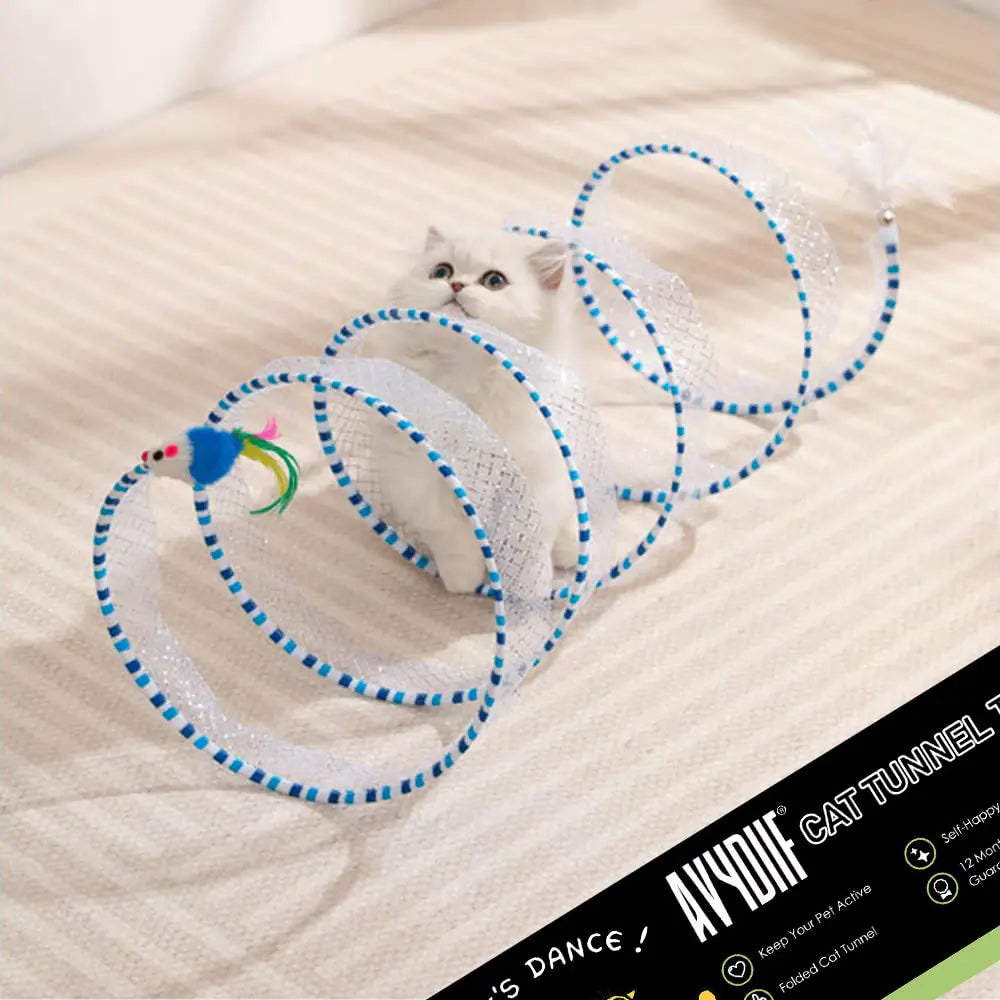 Cat Tunnel Spring Toy