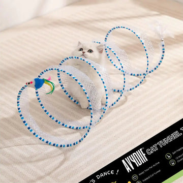 Cat Tunnel Spring Toy