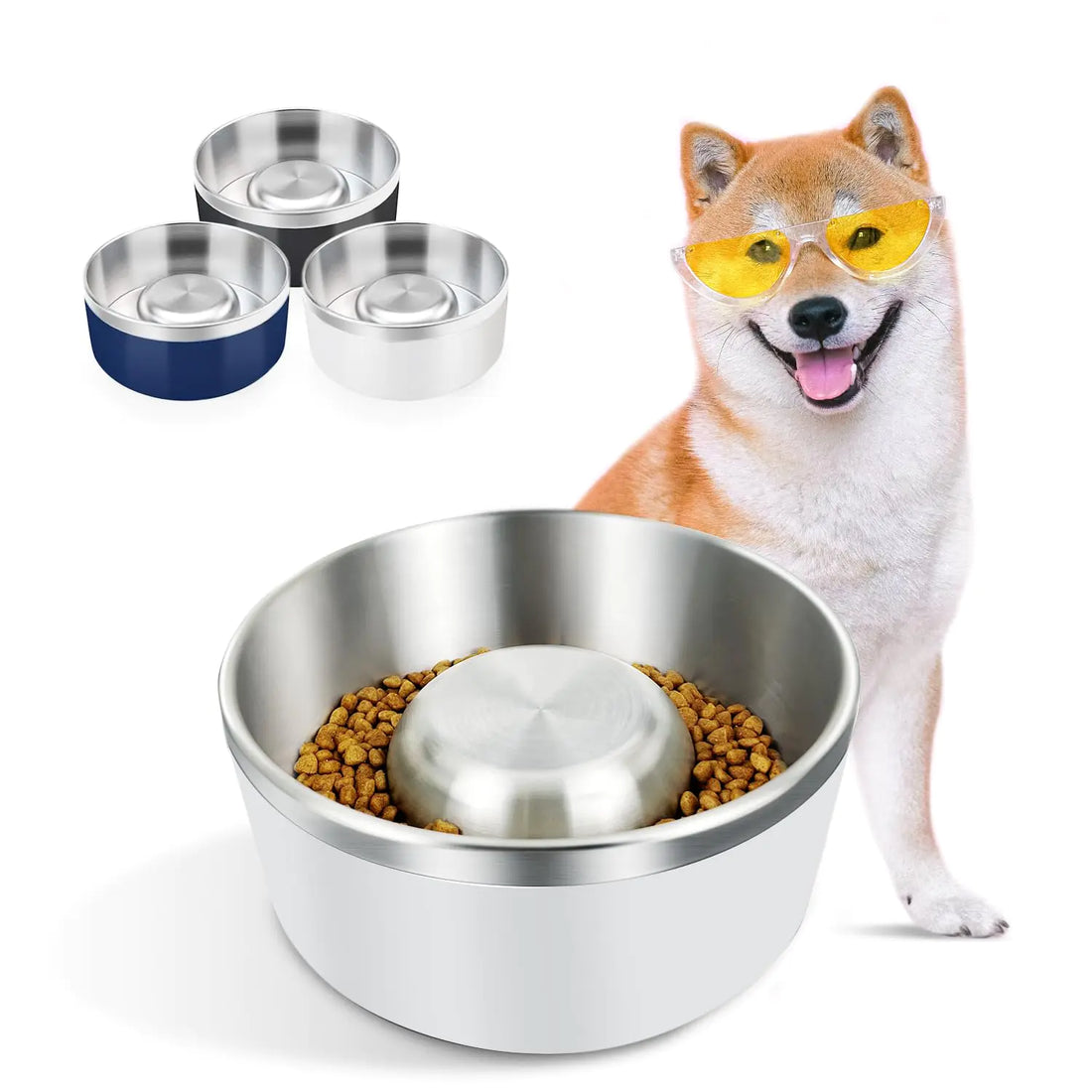 Slow Feeder Dog Bowls