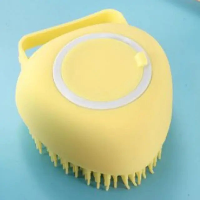 Silicone Bath Brush for Dogs and Cats Grooming Tool