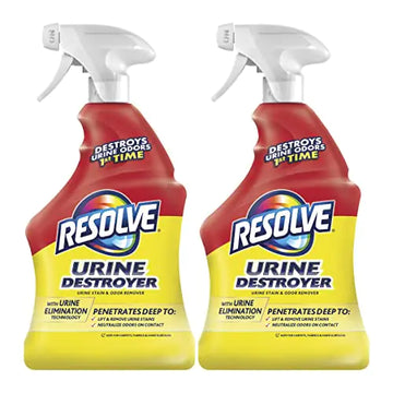 Resolve Urine Destroyer Pet Urine Stain and Odor Remover Spray 32oz 2 Count