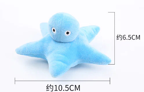 Ocean Series Catnip Plush Toys for Cats