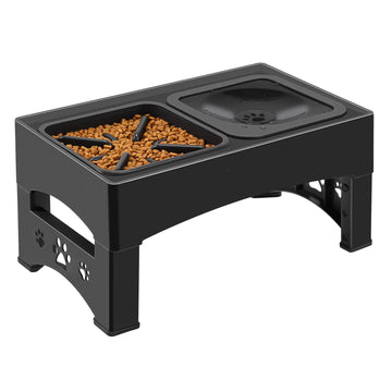 Elevated Slow Feeder Dog